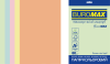 Набір кольорових паперів PASTEL, EUROMAX, А4, 80г/м2 (5х50/250арк.)