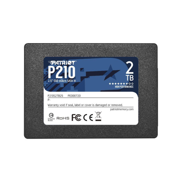 Накопитель SSD Patriot 2.5" 2TB SATA P210