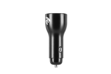 Автомобільний зарядний пристрій 2E Dual USB Car Charger 38W, PD, QC, black