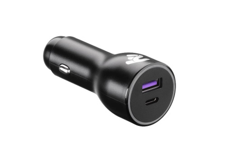 Автомобільний зарядний пристрій 2E Dual USB Car Charger 38W, PD, QC, black