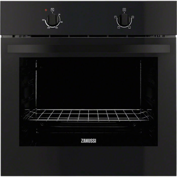 Духовой шкаф Zanussi электрический, 56л, A, черный