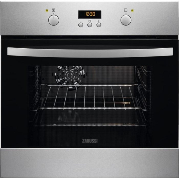 Духовой шкаф Zanussi электрический, 57л, A, дисплей, конвекция, нерж