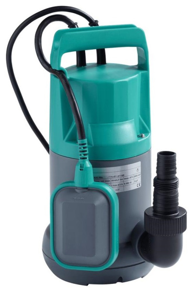 Насос дренажний Wilo Initial Drain 10-7 13000 л/год, вис. 8.6м, глиб. 5м, кабель 10м, 0.37 кВт
