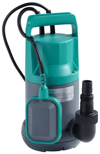 Насос дренажний Wilo Initial Drain 13-9 13000 л/год, вис. 8.6м, глиб. 5м, кабель 10м, 0.75 кВт