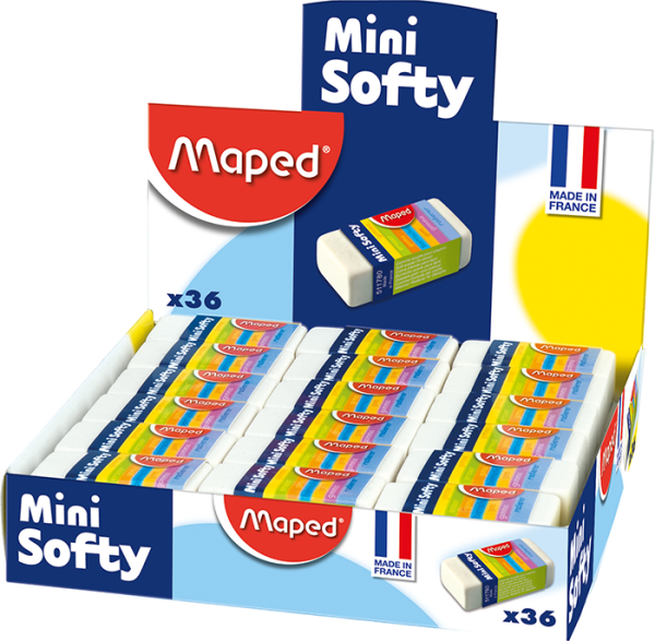 Ластик MINI SOFTY у картонному тримачі