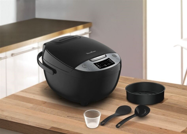 Мультиварка Moulinex SimplyCook, 750Вт, чаша-4л, сенсорне керув., пластик, чорний