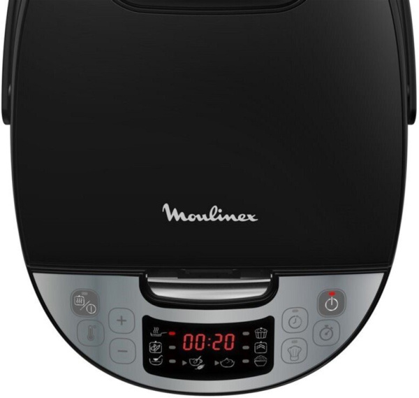 Мультиварка Moulinex SimplyCook, 750Вт, чаша-4л, сенсорне керув., пластик, чорний