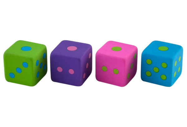 Гумка КУБИК,20х20х20mm, 24 шт.в тубі, KIDS Line