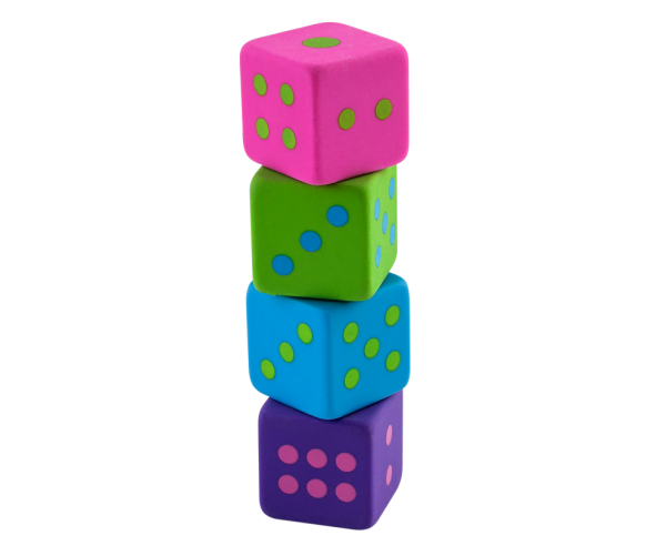 Гумка КУБИК,20х20х20mm, 24 шт.в тубі, KIDS Line