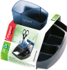 Підставка для канцелярських принад ESSENTIALS GREEN COMPACT, чорний з синім
