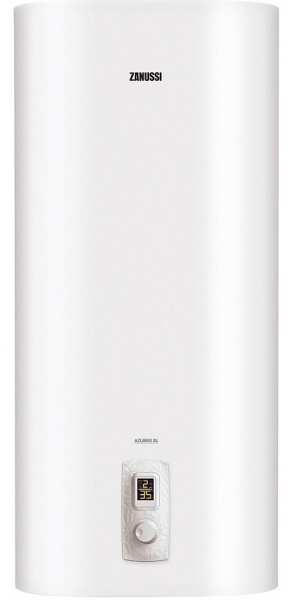 Водонагреватель Zanussi ZWH/S30 AZURRO DL, 30 л, 2 кВт, плоский, сухой тэн, универсальный монтаж, мех. упр-ние, УЗО
