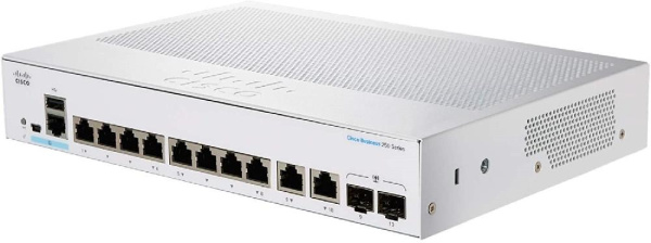 Коммутатор Cisco CBS250 Smart 8-port GE, Ext PS, 2x1G Combo