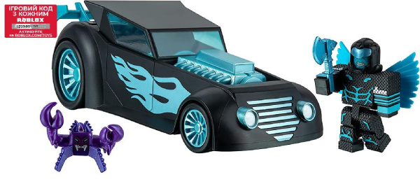 Игровой набор Roblox Feature Vehicle Legends of Speed by Scriptbloxian Studios: Velocity Phantom W12, транспорт, фигурки и аксессуары