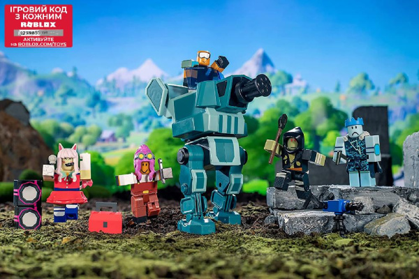Игровой набор Roblox Environmental Set Tower Defense Simulator: Last Stand W10, 6 фигурок и аксессуары