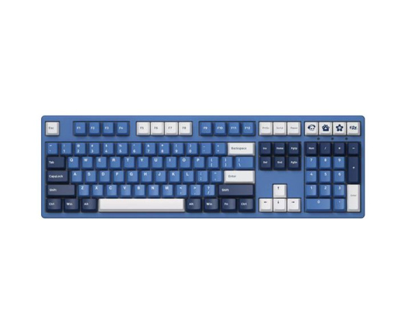 Клавиатура механическая Akko 3108DS Ocean Star 108Key, CS Pink V2, USB-A, EN/UKR, No Led, Блакитний