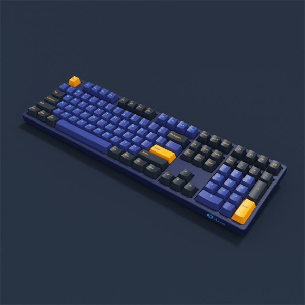 Клавиатура механическая Akko 3108 DS Horizon 108Key, CS Blue V2, USB-A, EN/UKR, No Led, Синій