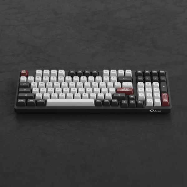 Клавиатура механическая Akko 3098S Dracula 98Key, CS Jelly Pink, USB-A, Hot-swappable, EN/UKR, RGB, Чорний
