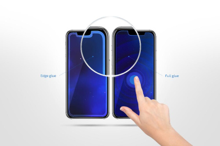 Захисне скло 2E Basic для Samsung Galaxy M11 (M115F), 2.5D FCFG, black border