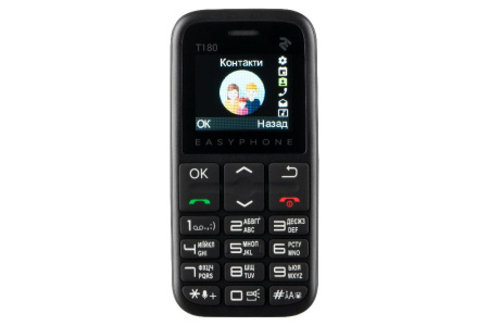 Мобільний телефон 2E T180 2020 Dual SIM Black