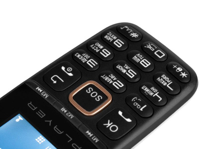 Мобільний телефон 2E S180 2021 Dual SIM без ЗП Black&Gold