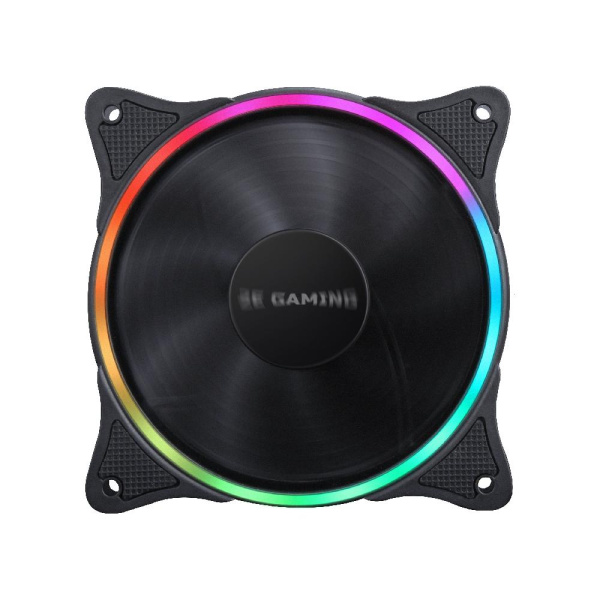 Корпусний вентилятор 2E GAMING F120OR-ARGB, 120мм, 1200rpm, 3pin, 3pin +5VARGB, 25.3dBa, чорний