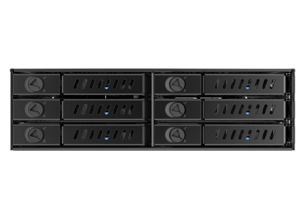 Отсек для накопителя CHIEFTEC Backplane CMR-625, 6x2.5" HDD/SSD, 1x5.25" EXT Slot, SATA, черный