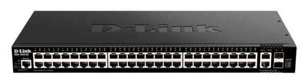 Коммутатор D-Link DGS-1520-52/E 48xGE, 2x10GE, 2xSFP+, L3, Стекируемый
