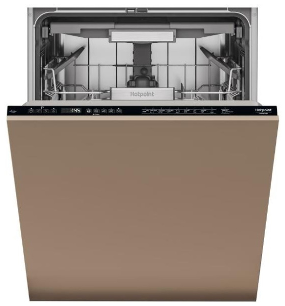 Посудомоечная машина Hotpoint встраиваемая, 15компл., A+++, 60см, дисплей, 3я корзина, белый