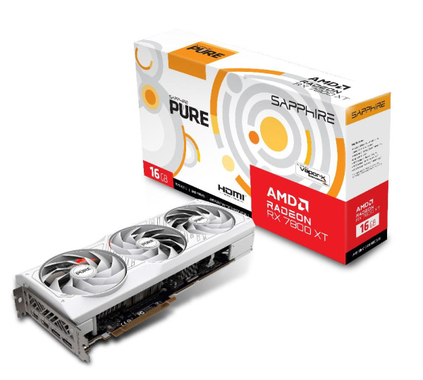 Видеокарта Sapphire Radeon RX 7800 XT 16GB GDDR6 Pure GAMING OC