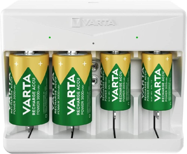 Зарядное устройство VARTA Universal Charger, для АА/ААА/C/D, 9V аккумуляторов