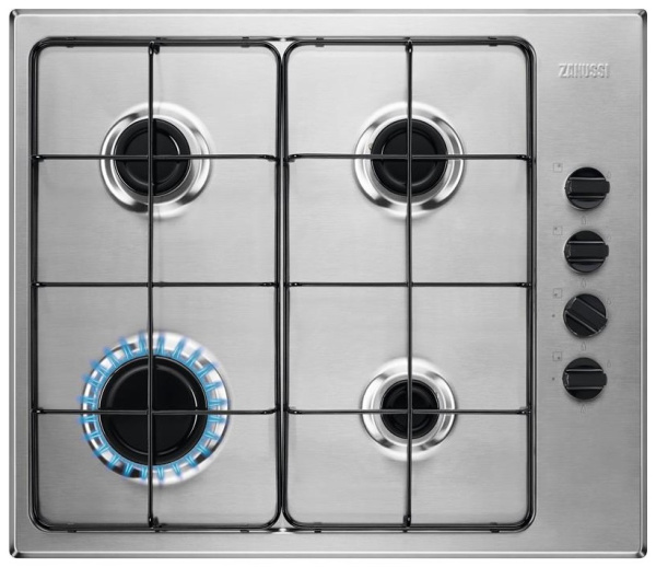 Варочная поверхность Zanussi газовая, 60см, нерж