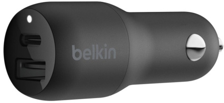 Автомобільний ЗП Belkin Car Charger 32W PD Dual, black