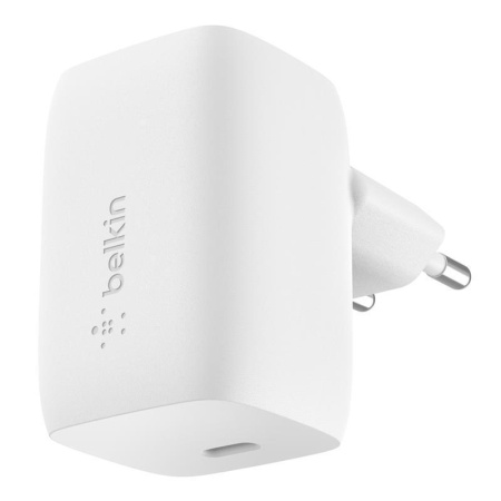 Мережевий ЗП Belkin 60W GAN USB-С, white