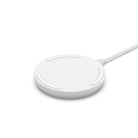 Бездротовий ЗП Belkin Pad Wireless Charging Qi, 15W, white