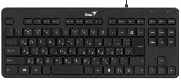 Клавиатура Genius LuxeMate-110 USB Black Ukr