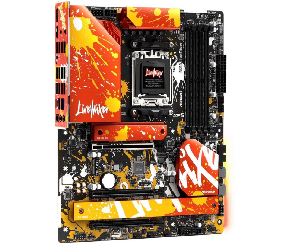 Материнская плата ASRock B650 LIVEMIXER sAM5 B650 4xDDR5 M.2 HDMI DP ATX