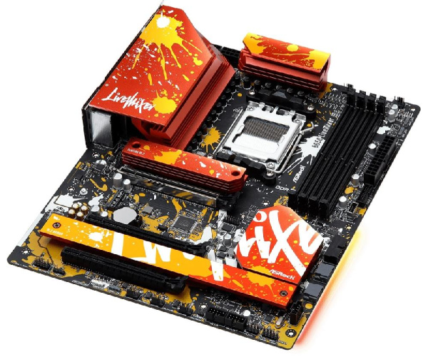 Материнская плата ASRock B650 LIVEMIXER sAM5 B650 4xDDR5 M.2 HDMI DP ATX