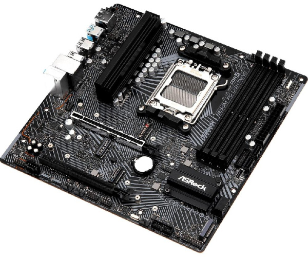 Материнская плата ASRock B650M PG LIGHTNING sAM5 B650 4xDDR5 M.2 HDMI DP mATX