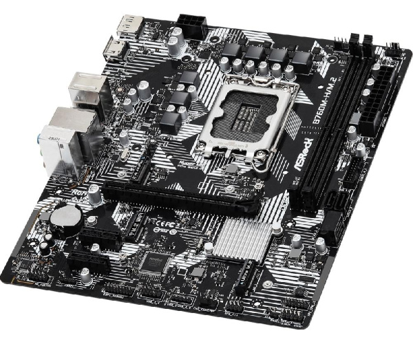 Материнская плата ASRock B760M-H/M.2 s1700 B760 2xDDR5 M.2 HDMI DP mATX