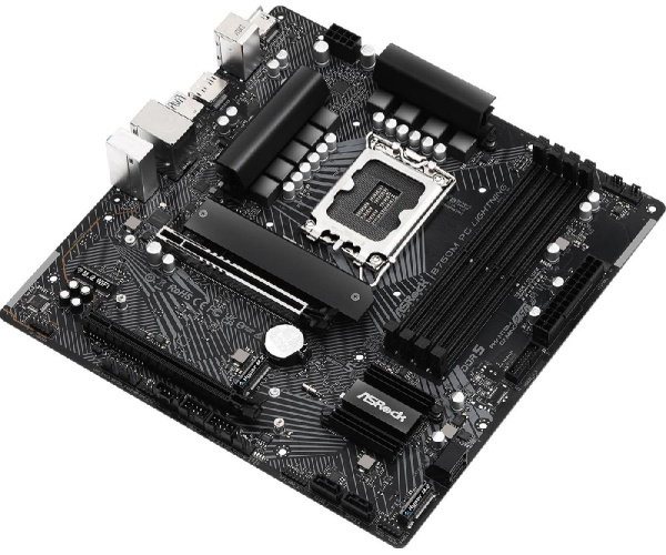 Материнская плата ASRock  B760M PG LIGHTNING s1700 B760 4xDDR5 M.2 HDMI DP mATX