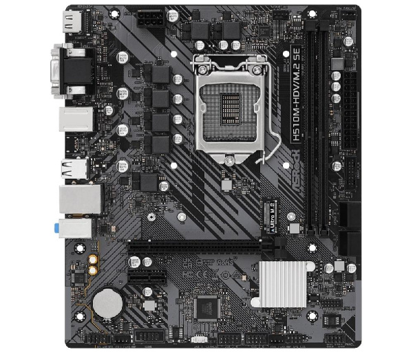 Материнская плата ASRock H510M-HDV/M.2 SE s1200 H510 2xDDR4 M.2 HDMI DVI mATX