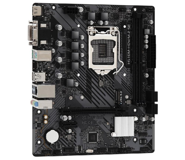 Материнская плата ASRock H510M-HDV/M.2 SE s1200 H510 2xDDR4 M.2 HDMI DVI mATX