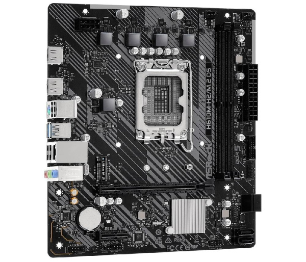 Материнская плата ASRock H610M-H2/M.2 D5 s1700 H610 2xDDR5 M.2 HDMI mATX