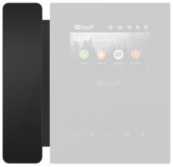 Аудиотрубка BAS-IP SP-AU, для домофона AU-04L, дополнительная, чёрный
