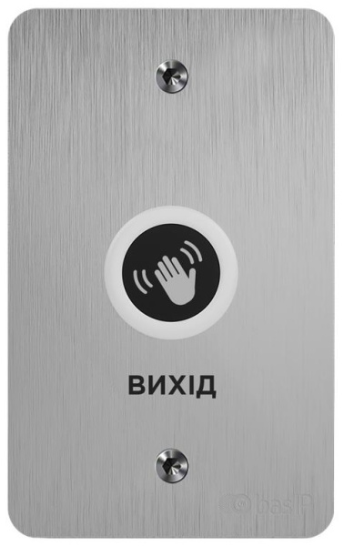 Кнопка выхода BAS-IP SH-45TU, бесконтактная, серебристый