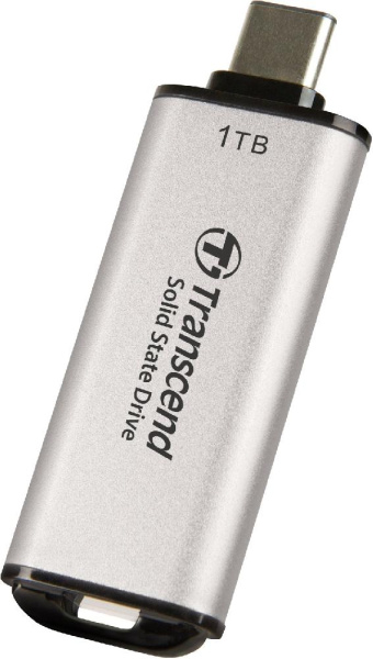 Портативный SSD Transcend 1TB USB 3.1 Gen 2 Type-C ESD300 Silver