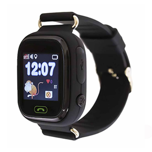 Дитячий телефон-годинник з GPS трекером GOGPS К04 чорний