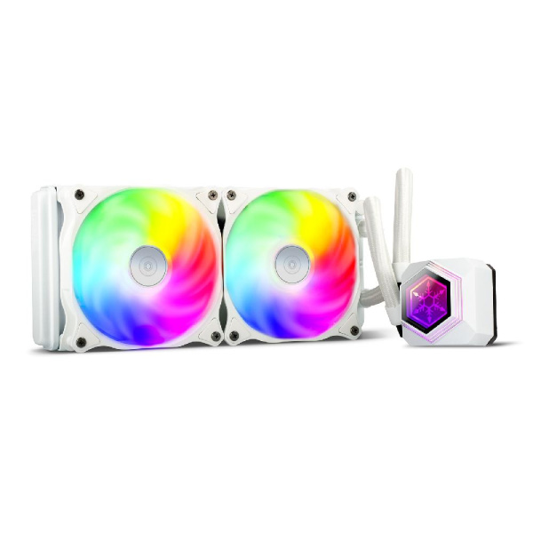 Система жидкостного охлаждения SilverStone Perma Frost Premium PF240W-ARGB-V2, LGA 1700, 2066, 2011, 1200, 115X, AM5, AM4, AM3, AM2, FM1, FM2, TDP240W