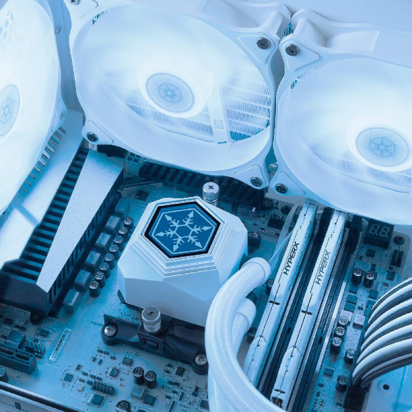 Система жидкостного охлаждения SilverStone Perma Frost Premium PF360W-ARGB-V2, LGA1700, 2066, 2011, 1200, 115x, AM5, AM4, FM1, FM2, TDP300W
