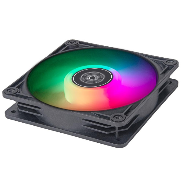 Корпусный вентилятор SilverStone Vista VS120B-ARGB, 120mm, 2000rpm, 4pin PWM, 4-1 pin ARGB (5V LED), 30,6dBa